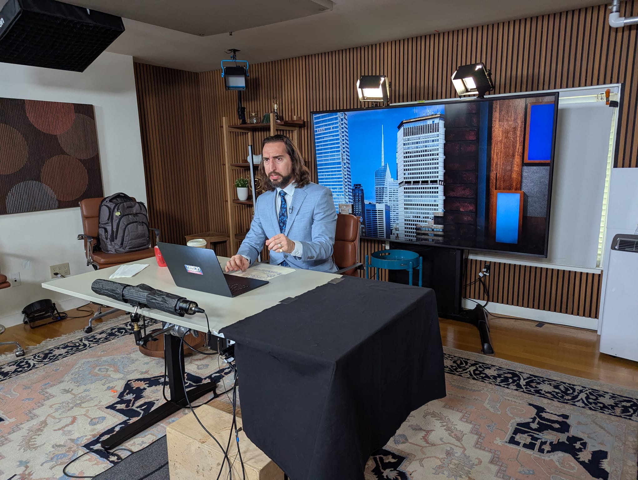 Recording equipment and professional audio setup